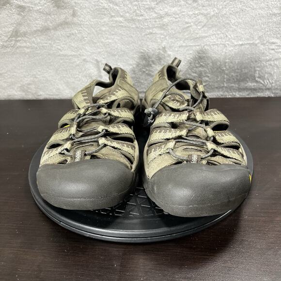 Keen Newport H2 Mens Size 11 Brown Leather Hiking Athletic Supportive Sandals - Picture 2 of 10